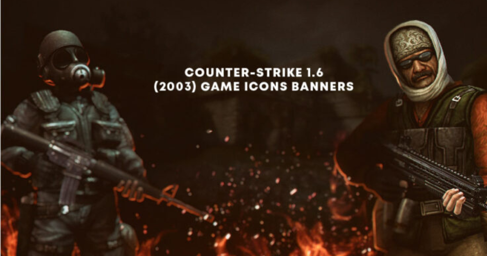 counter-strike 1.6 (2003) game icons banners