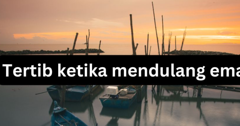 tertib ketika mendulang emas